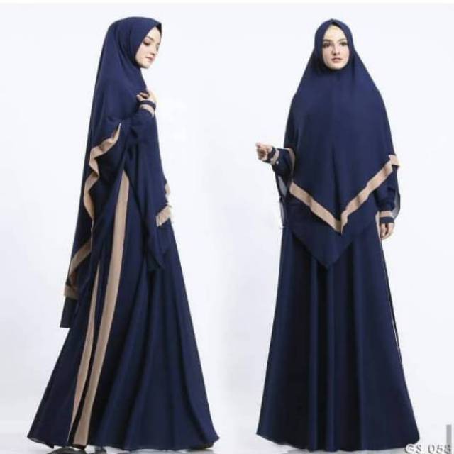 Jual Claurita Butik Gamis Dewasa Set Khimar Gamis Pesta Gamis Syari