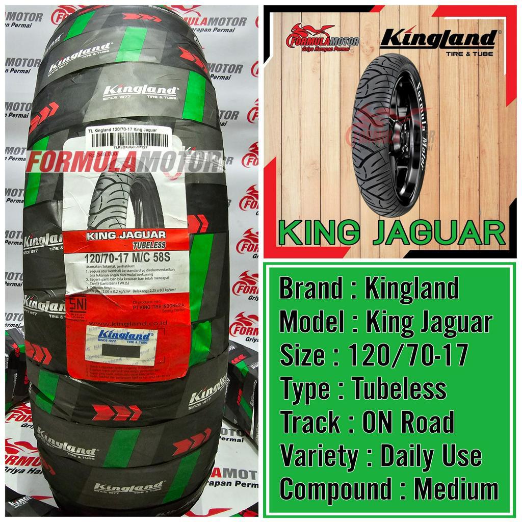 Jual 120/70-17 Ban Kingland King Jaguar Ring 17 Tubeless - Ban Belakang ...