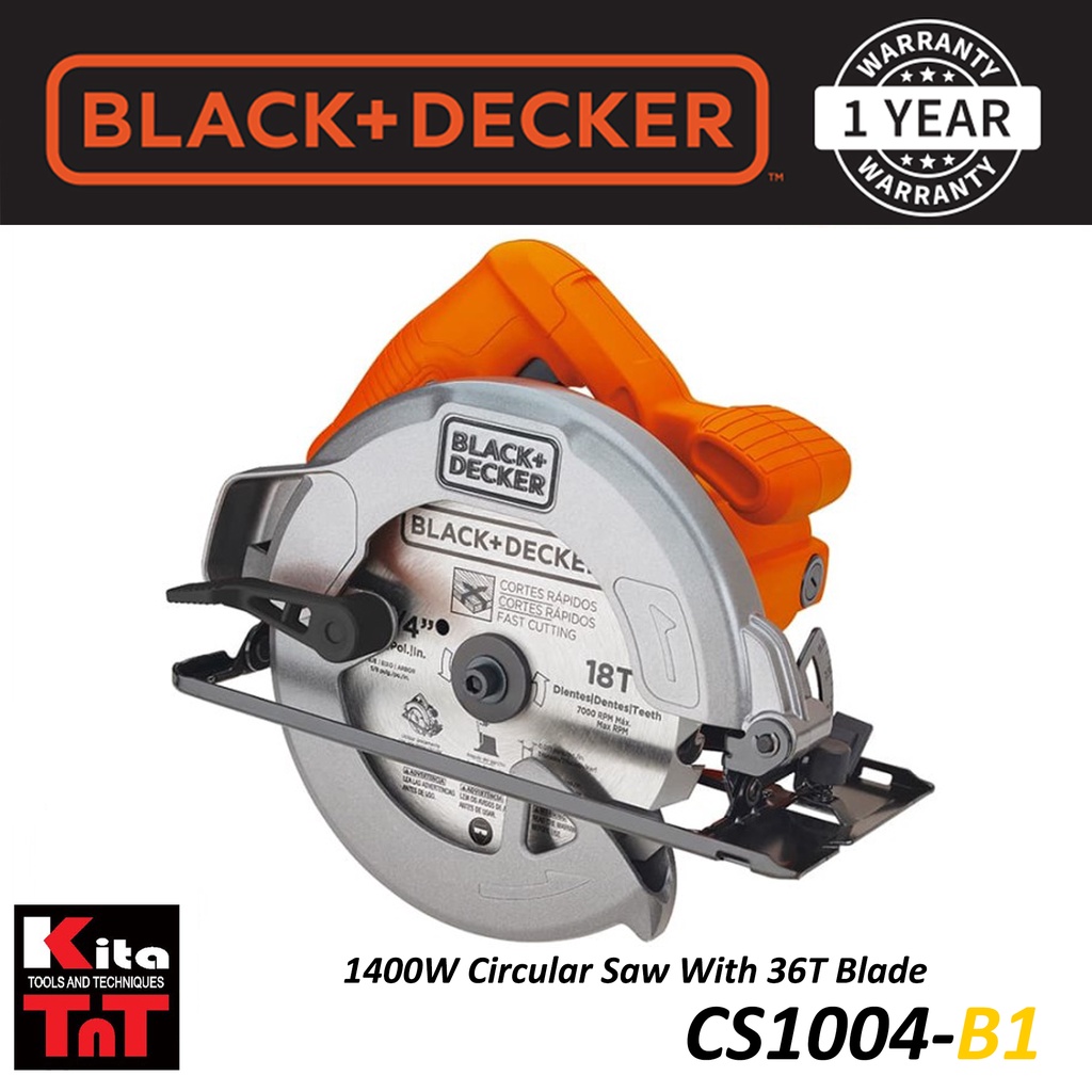 Jual BLACK + DECKER - CS1004 Mesin Gergaji Circular 7-1/4
