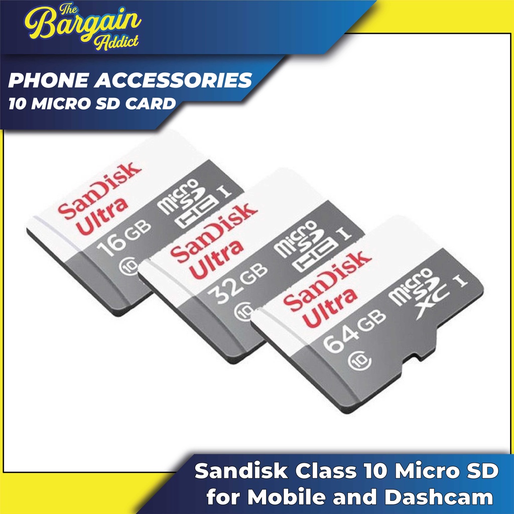 Jual Sandisk Class 10 Micro SD for Mobile and Dashcam Shopee Indonesia