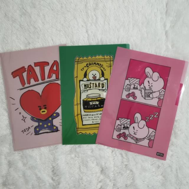 Jual READY STOCK BT21 FILE FOLDER OFFICIAL LINE FRIENDS - CHIMMY ...