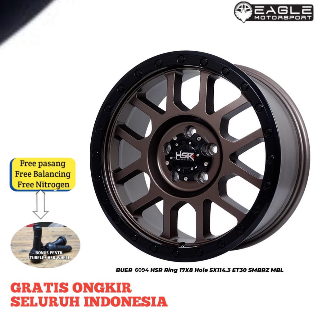 Jual Velg Mobil HSR TIPE BUER R17 Ring 17 Velk Pelek Semi Off-Road ...
