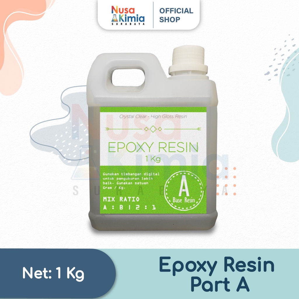 Jual Epoxy Resin Part A (Resin Saja) 1 Kg Shopee Indonesia