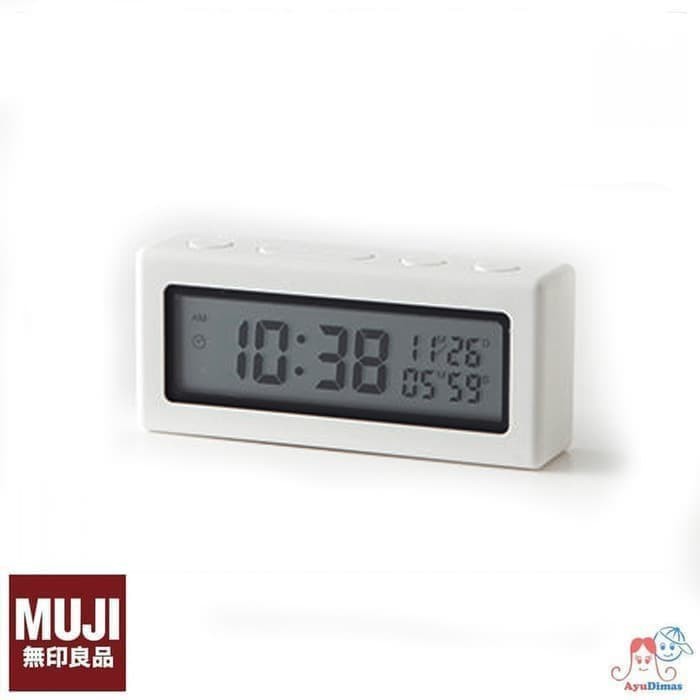 Jual MUJI - Digital Timer Clock - Jam meja dengan timer | Shopee Indonesia