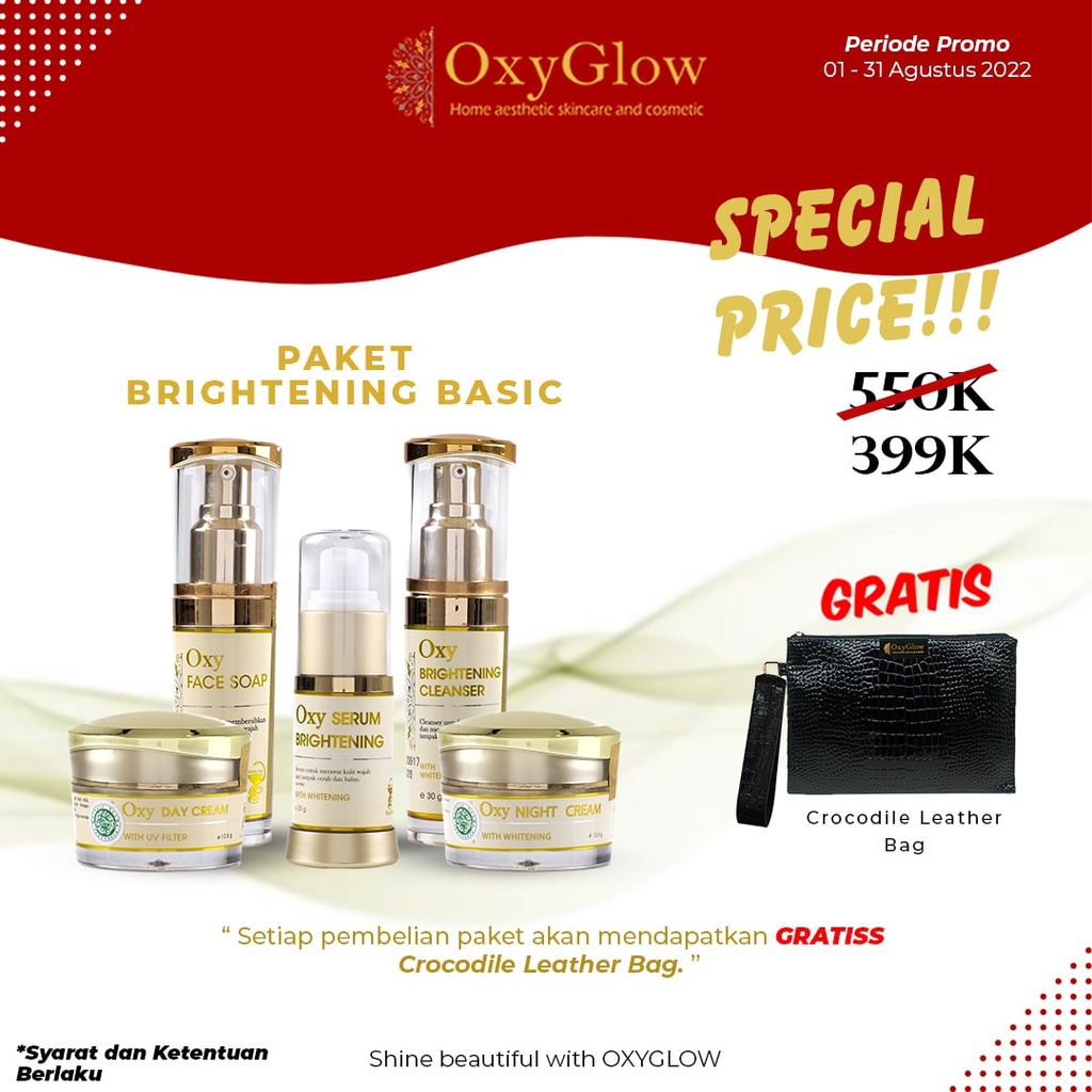 Jual OXYGLOW PAKET (ORIGINAL) | Shopee Indonesia