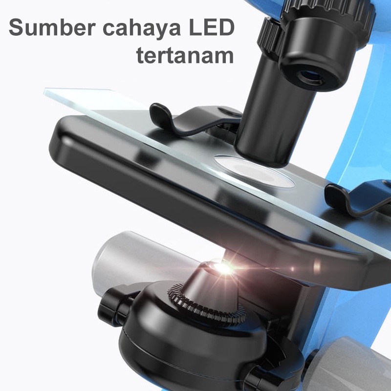 Jual Mainan Mikroskop Anak LED Microscope Biologi Kit Mainan Sains dan ...