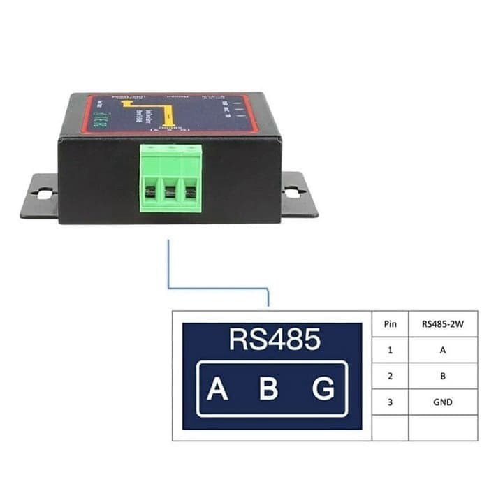 Jual RS485 To TCP/IP Converter Ethernet Server Module Communication ...