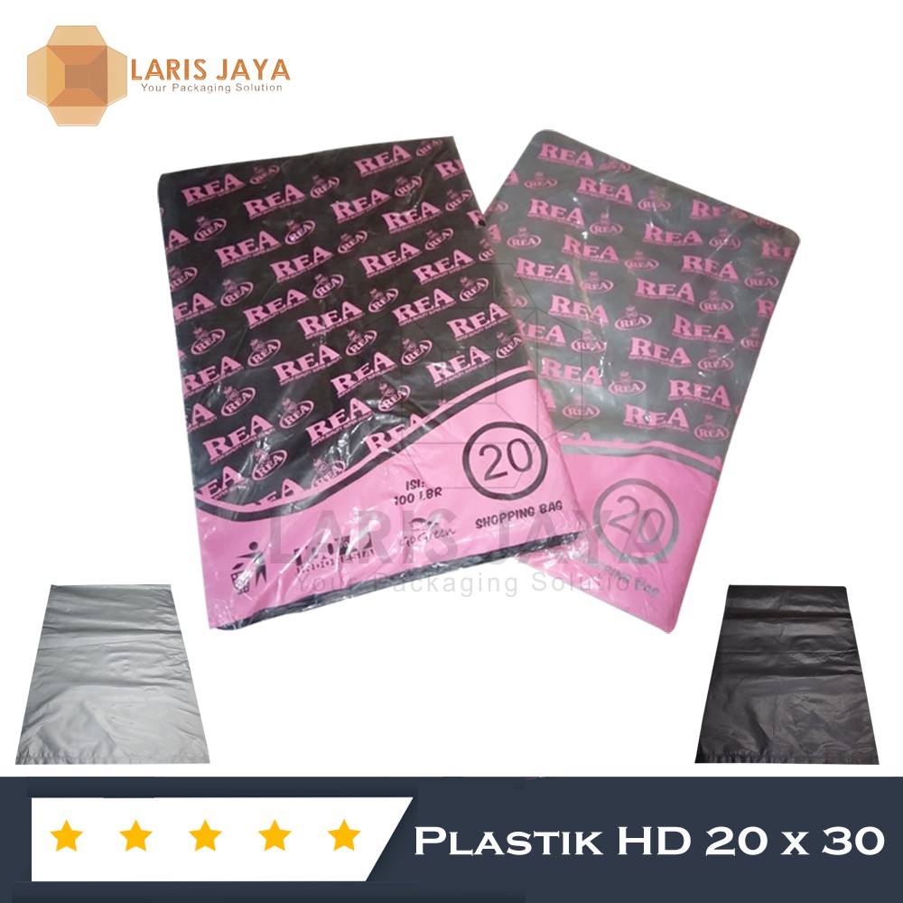 Jual Kantong Plastik HD REA Tebal Tanpa Plong Packing Online Shop 20 x ...