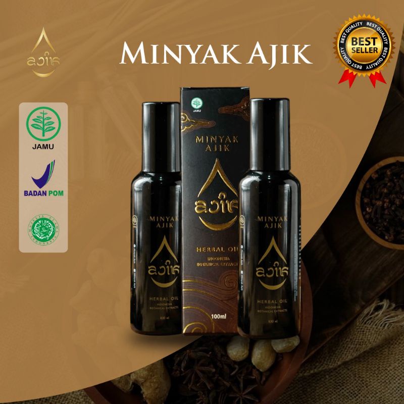 Jual Minyak Herbal Oil Minyak Balur 100ml Asli Produksi Ajik Krisna