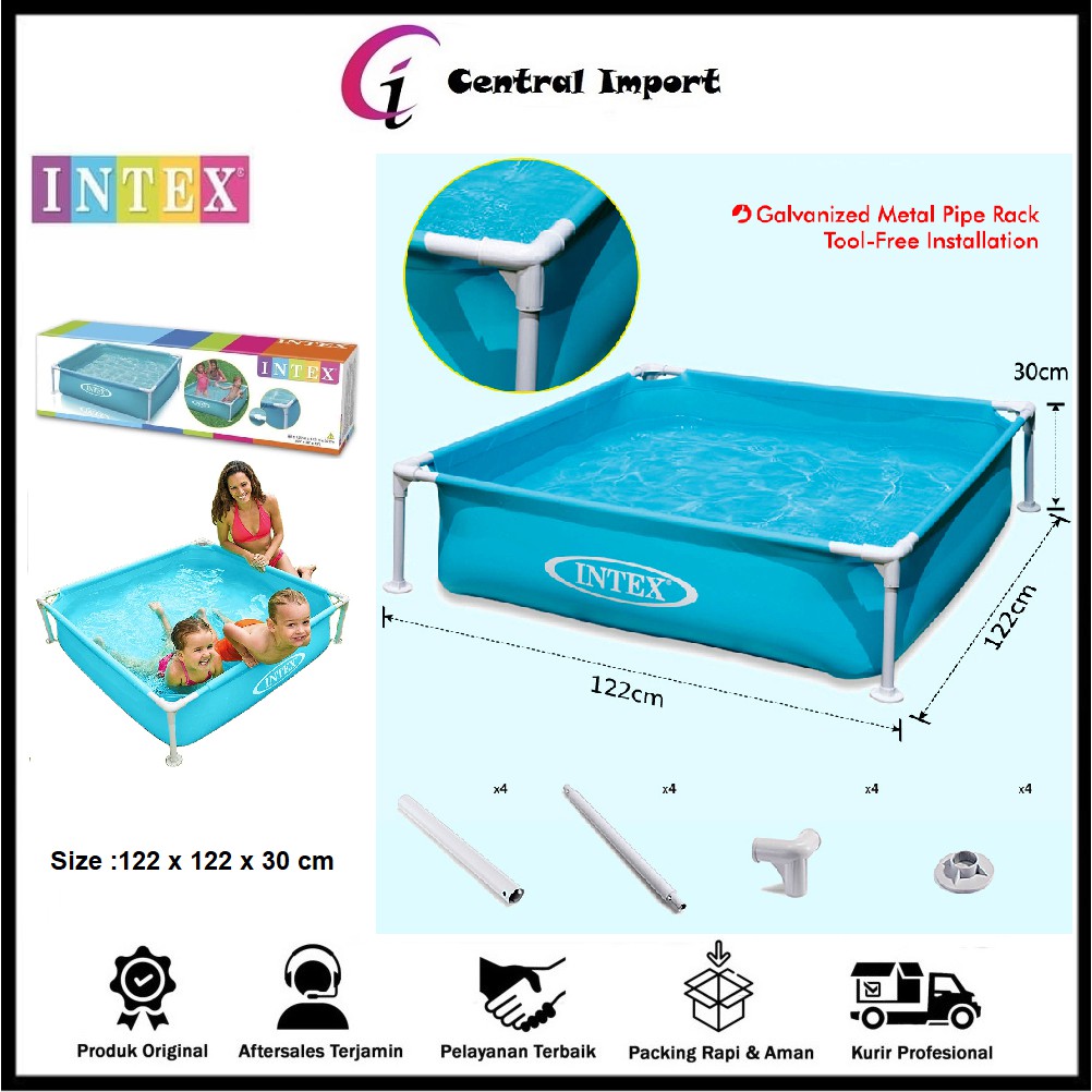 Jual Intex Kolam Renang Anak Mini Frame Pool - Intex 57173 | Shopee ...