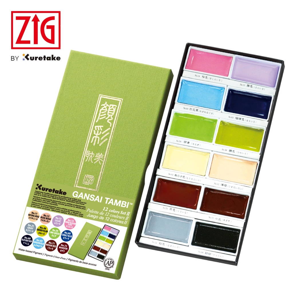 Acquerelli Gansai Tambi 24 colori Acquerelli Gansai Tambi 24 colori