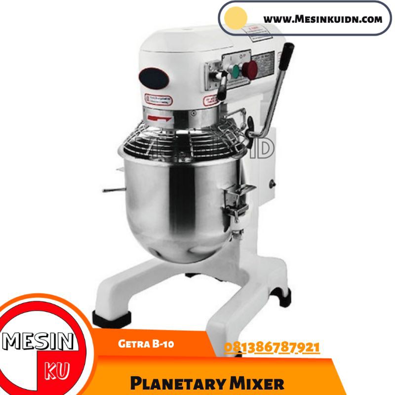 Jual Planetary Mixer Getra B-10 Mesin Pengaduk Adonan Roti Getra 10 ...