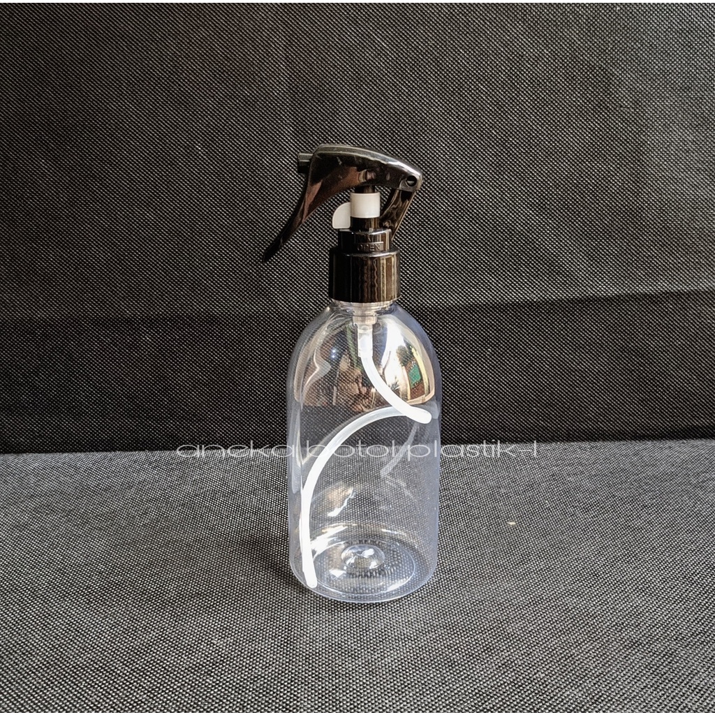 Jual Botol Spray 250ml Trigger Mini Semprot Pet Oval Tebal Bening ...