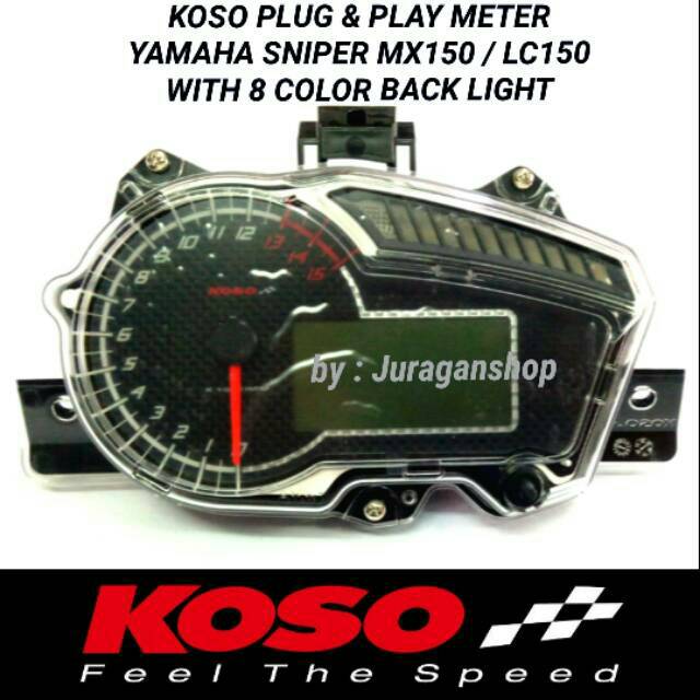 Jual MX King 150 / LC150 KOSO Speedometer digital (Plug & play meter) Shopee Indonesia