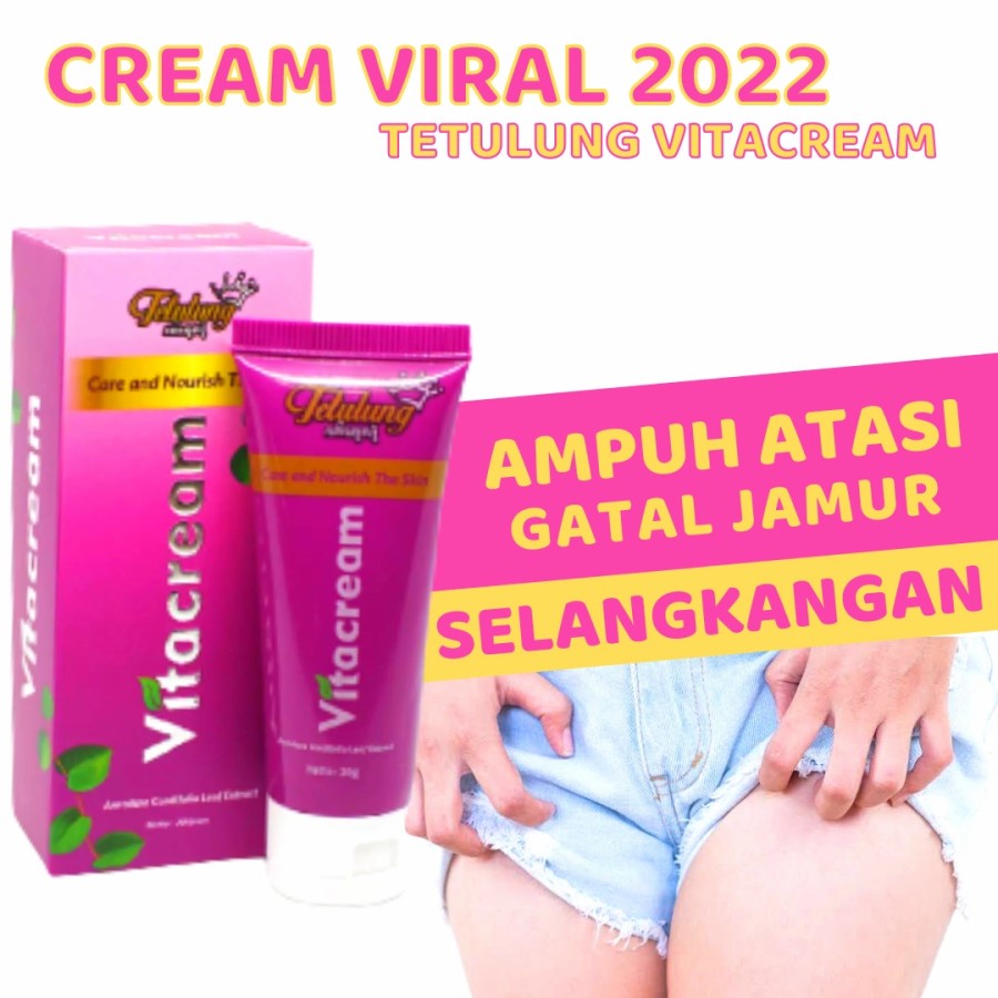 Jual Salep Gatal Selangkangan Paling Ampuh 100 Original Vitacream 20gr