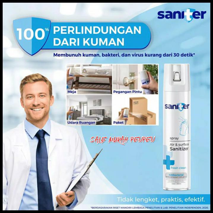 Jual Produk Terbaik Saniter Air Sanitizer Aerosol 400 Ml