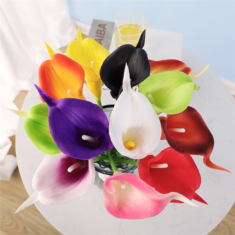 Ramo De Novia Con Flores Artificiales De Lirio De Calla-lily | Cuotas