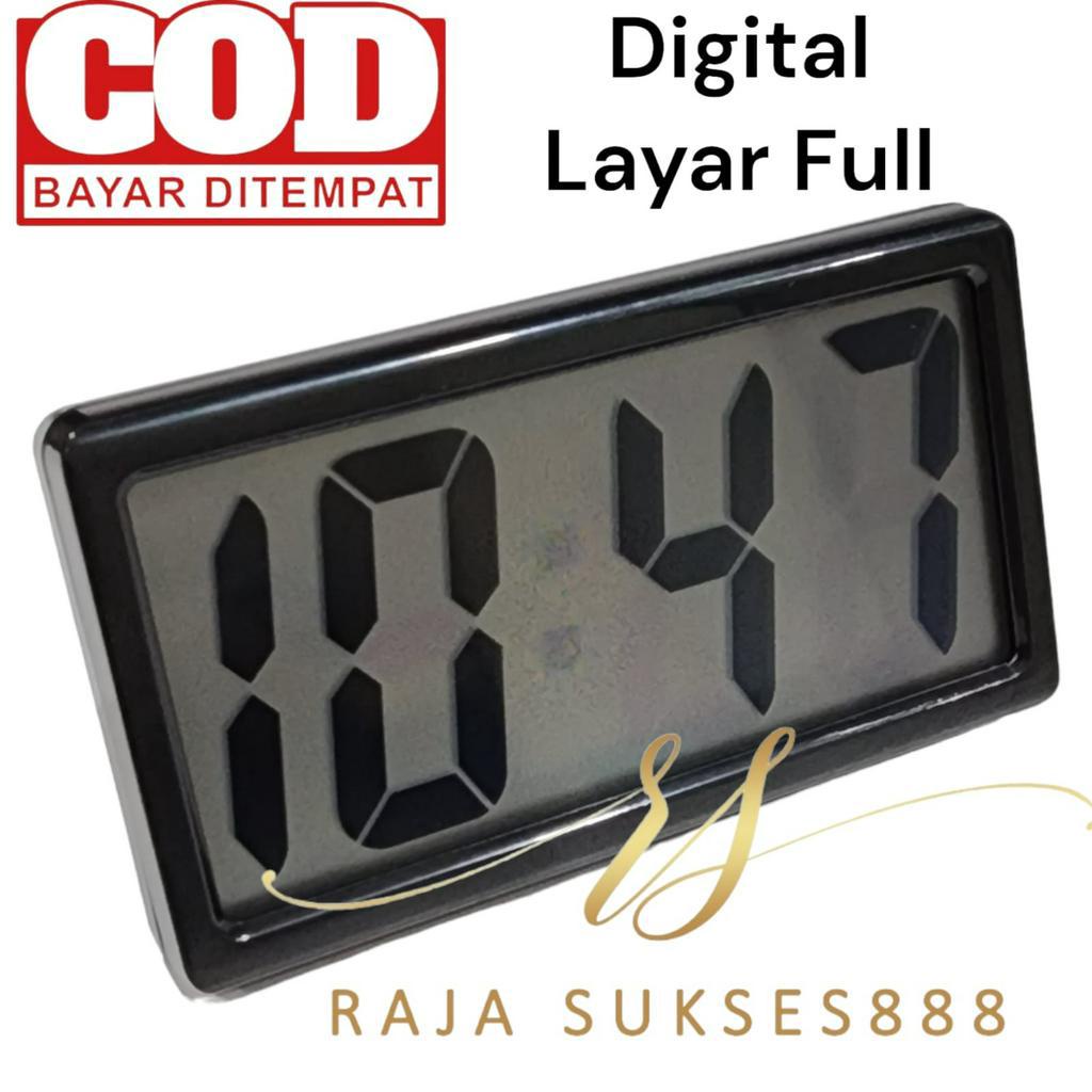 Jual Jam Digital Mini Layar Full ada jam menit detik dan tagal bulan