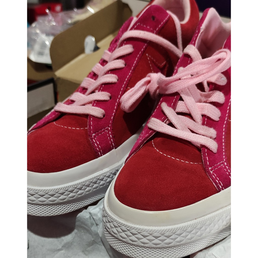 Converse Onestar Suede Vintage Carnival Pack Enamel Red Original 100
