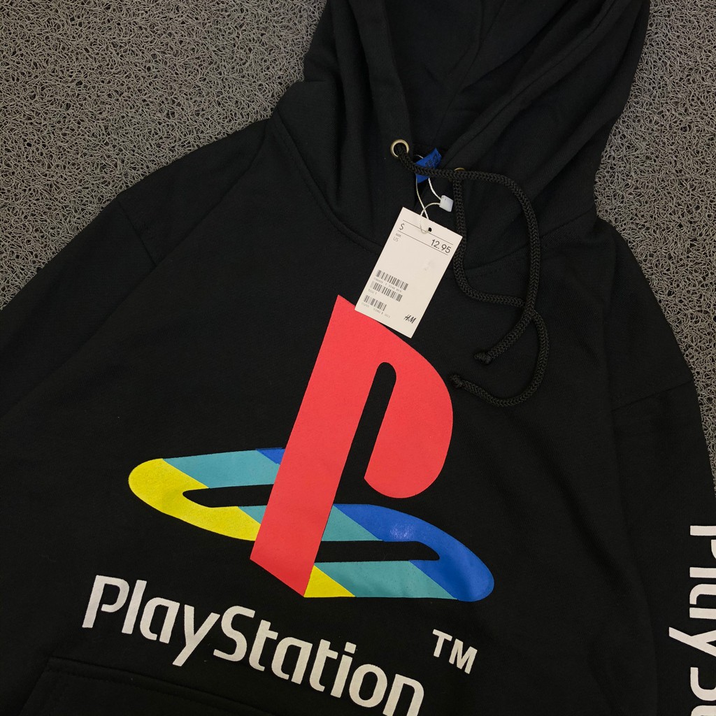 HOODIE PULL BEAR PULL BEAR PLAYSTATION FULL PRINT PRINTED SWEATSHIRT