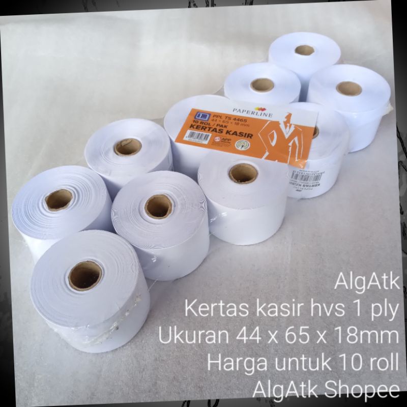 Jual Kertas Kasir Hvs Ply Ukuran X X Mm Shopee Indonesia