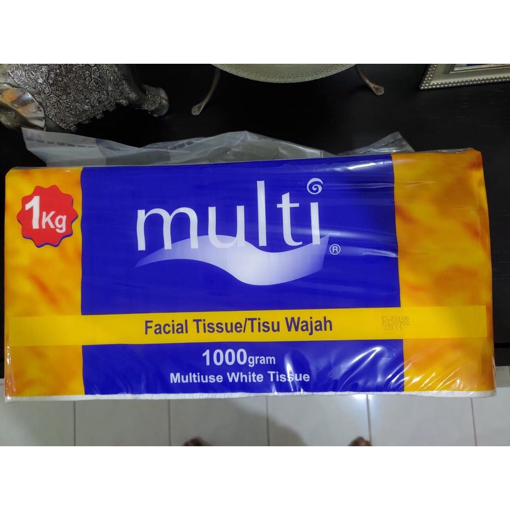 Jual Tissue Facial Multi 1000gr Multiuse White Tissue 1 Kg Tisue