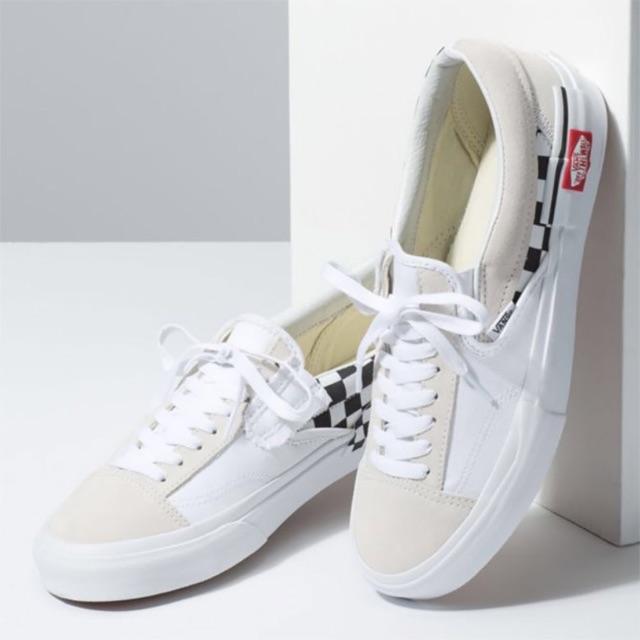 Jual vans cut and paste white Shopee Indonesia
