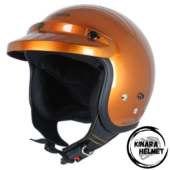 Jual Helm Cargloss Original Cfm Half Face Brilliant Orange Cargloss Cfm Ongkir Kg Shopee