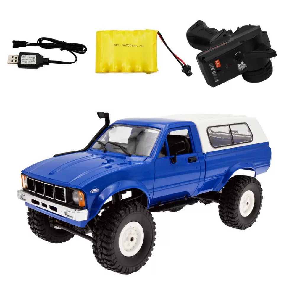 WPL RC Car Truck C24 C14 C24-1 B24 B16 C34 RTR 1/16 RC Adventure Offroad  WPL B14K B24K C14K B36K C44KM C24K B16K C34KM C24-1K Kit Version Kit Metal