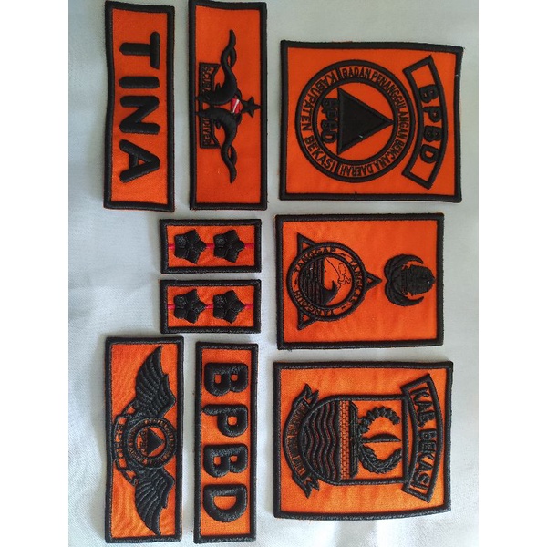Jual bordiran timbul atribut BPBD | Shopee Indonesia