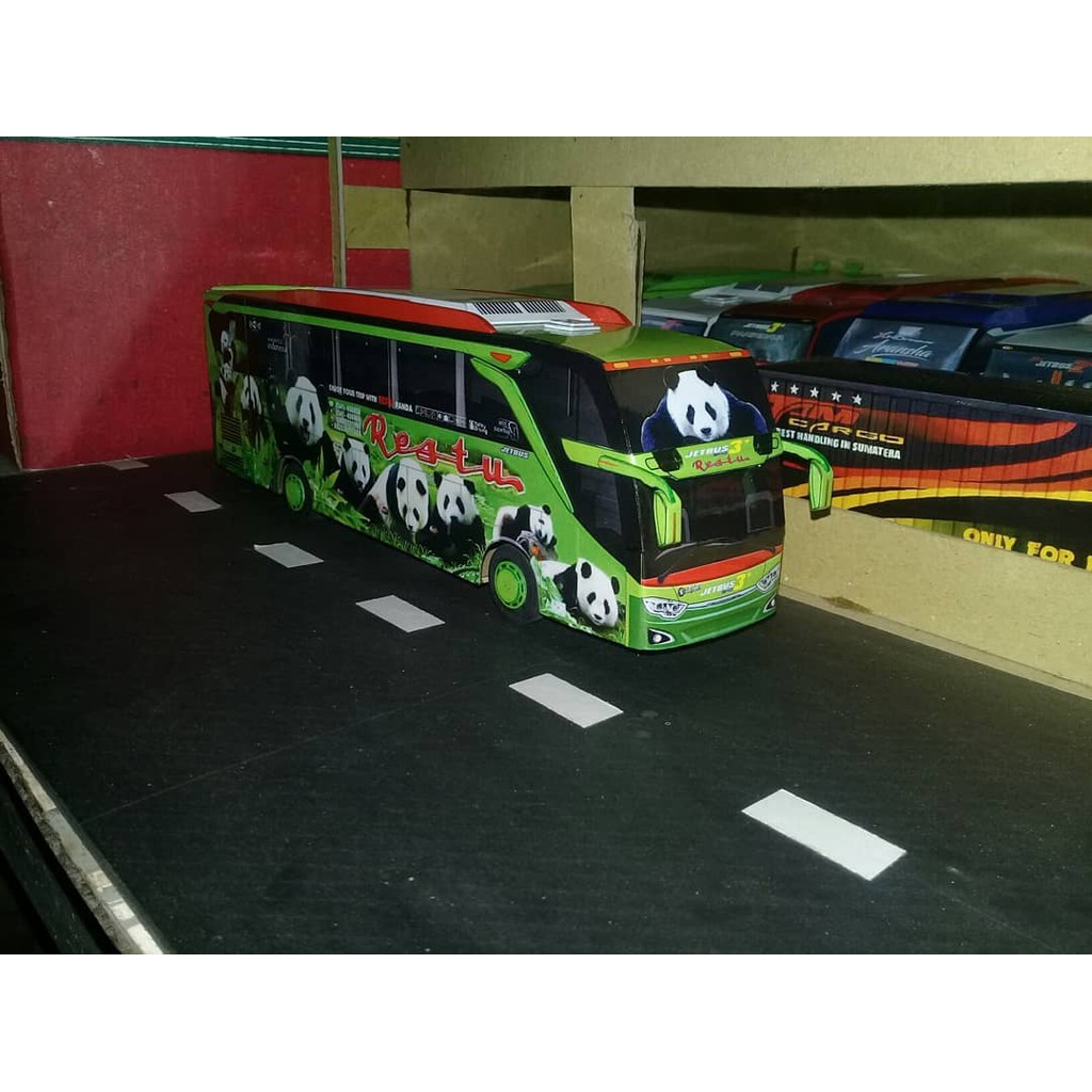 Jual Miniatur Bus Restu Panda SHD | Shopee Indonesia