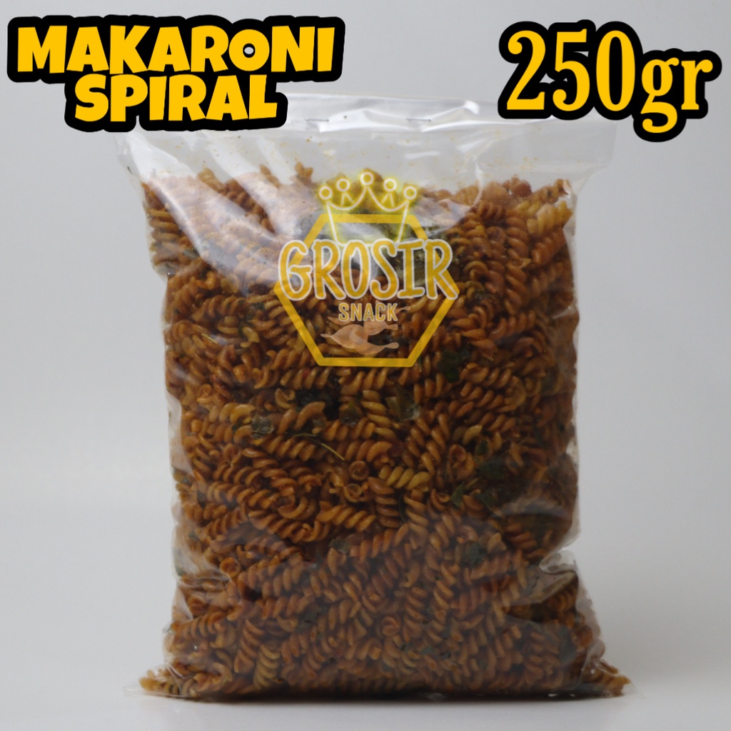 Jual Makaroni Spiral 250gr Makaroni Uril Pedas Extra Jeruk Shopee