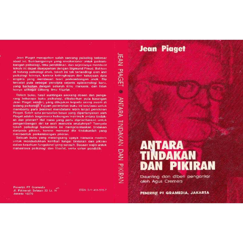 Jual Antara Tindakan dan Pikiran Jean Piaget Shopee Indonesia