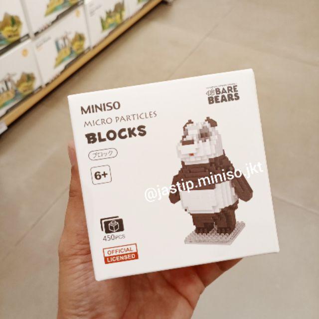 Bears Panda Miniso Microparticles Blocks We Bare Bears We Bare