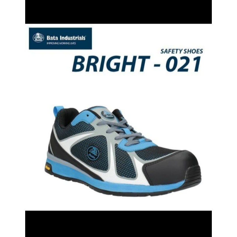 Jual Sepatu Safety Shoes Bata Industrials Bright 021 Blue Original