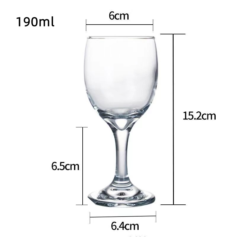 Jual Gelas Tall Wine Stem Glass Gelas Kaki Gelas Kaca Gelas Wine Gelas Piala Gelas Jus 9646