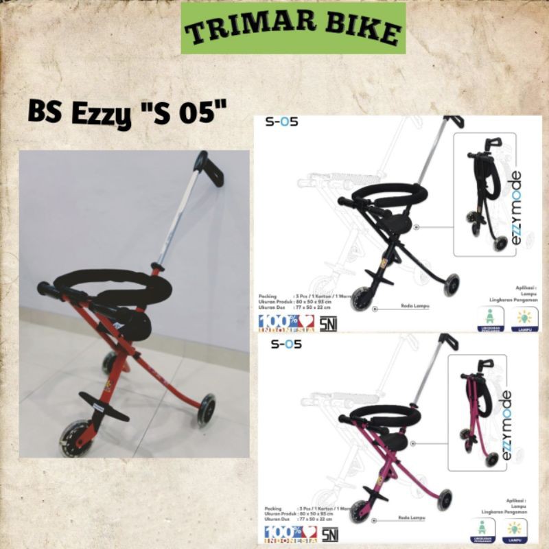Jual Magic Stroller Micro Trike Smart PMB S05 Kursi Dorong murah ...