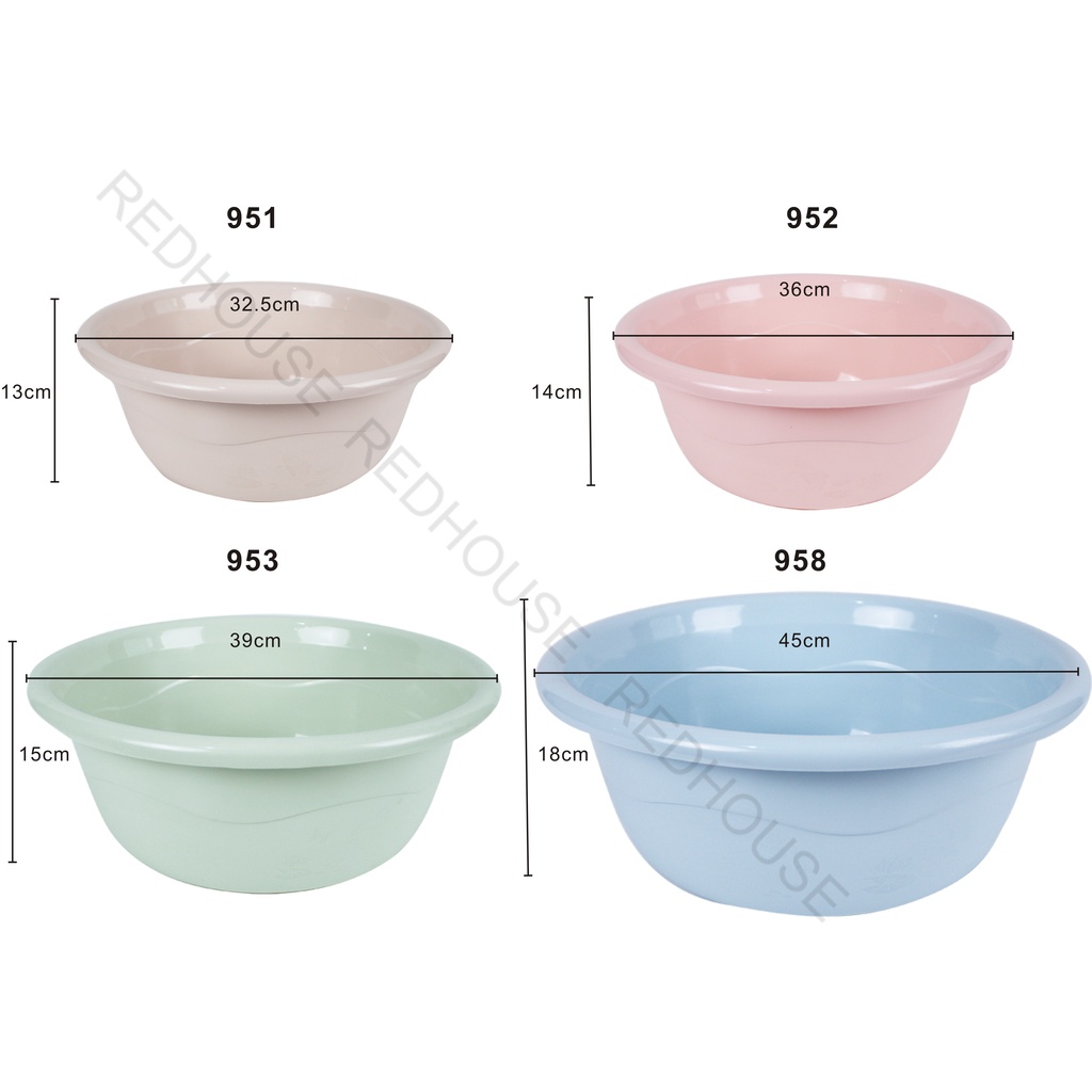 Jual RED HOUSE Baskom Plastik Baskom Serbaguna Baskom Air | Shopee