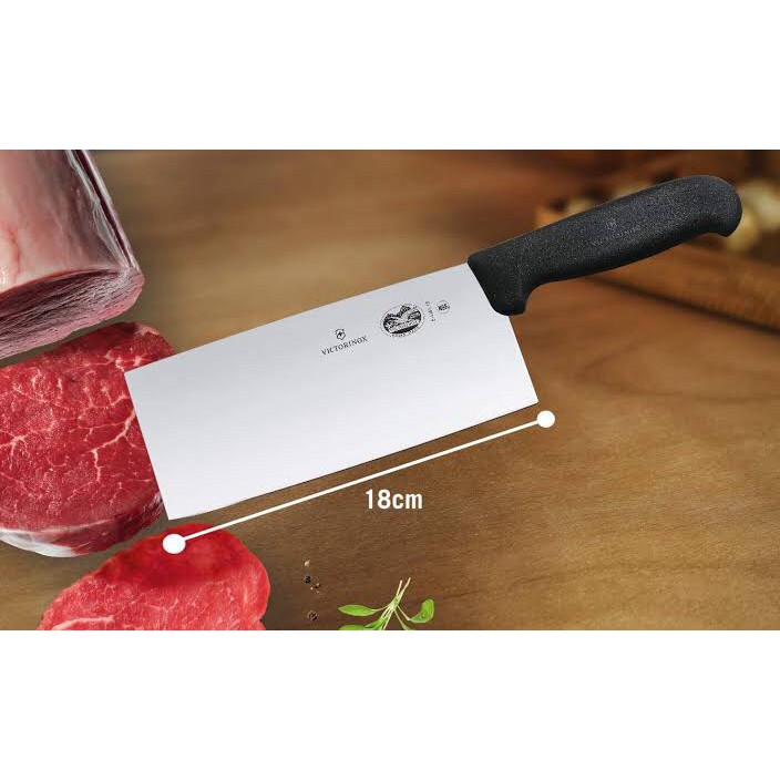 Victorinox Fibrox Chinese chef's knife 18 cm 5.4063.18