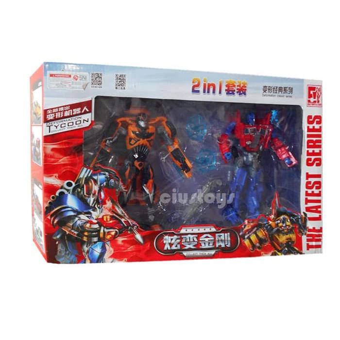 Jual Dijual Robot Transformer 2 in 1 Deformation Tycoon JJ610A Diskon ...