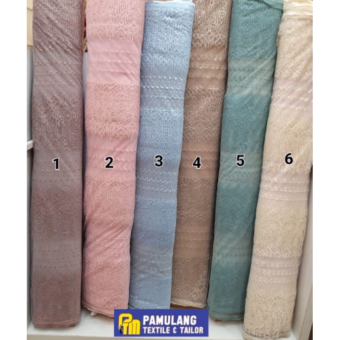 Jual Kain Tille Etnic Part 2 Harga Per Setengah Meter 50 Cm