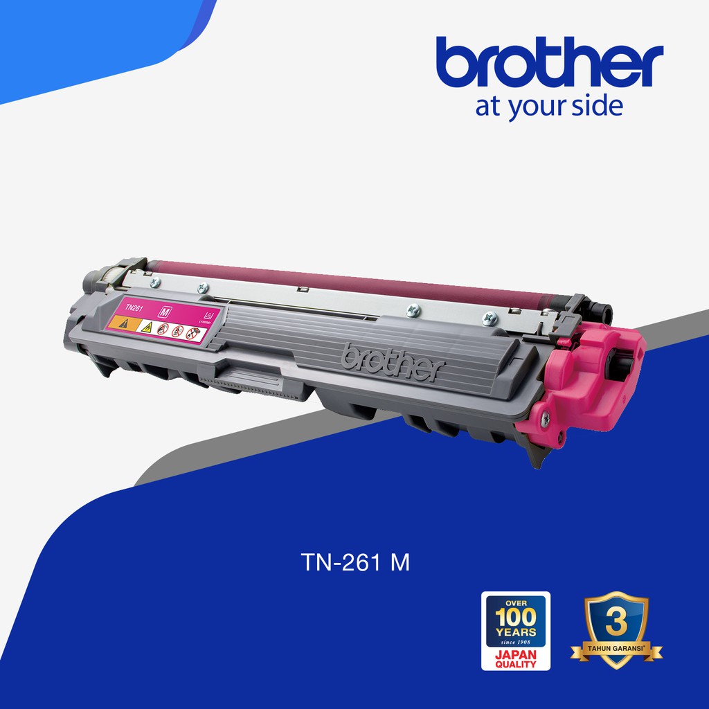Toner Brother Original TN261 Magenta for MFC-9330CDW, HL-3170CDW, dll - Original Resmi