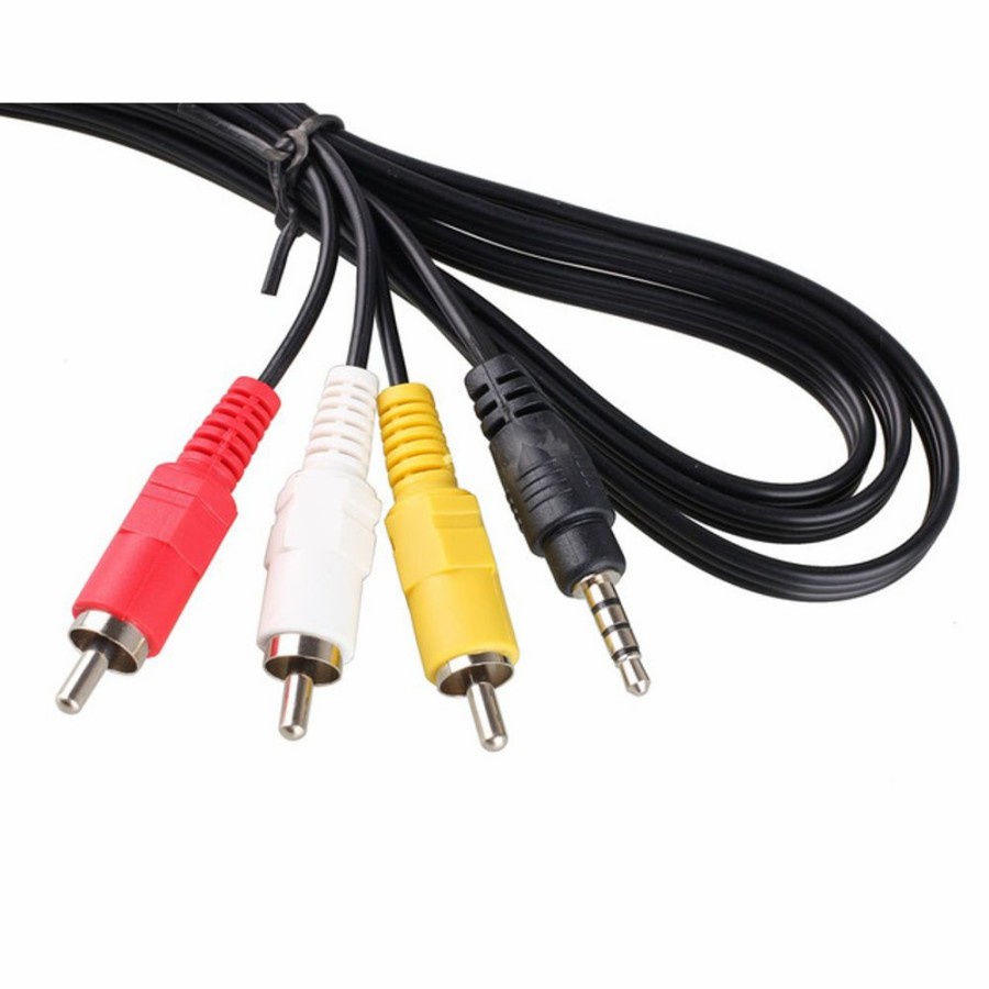 Jual Kabel RCA / Kabel AV to RCA AUX 3 in 1 Audio Video | Shopee Indonesia