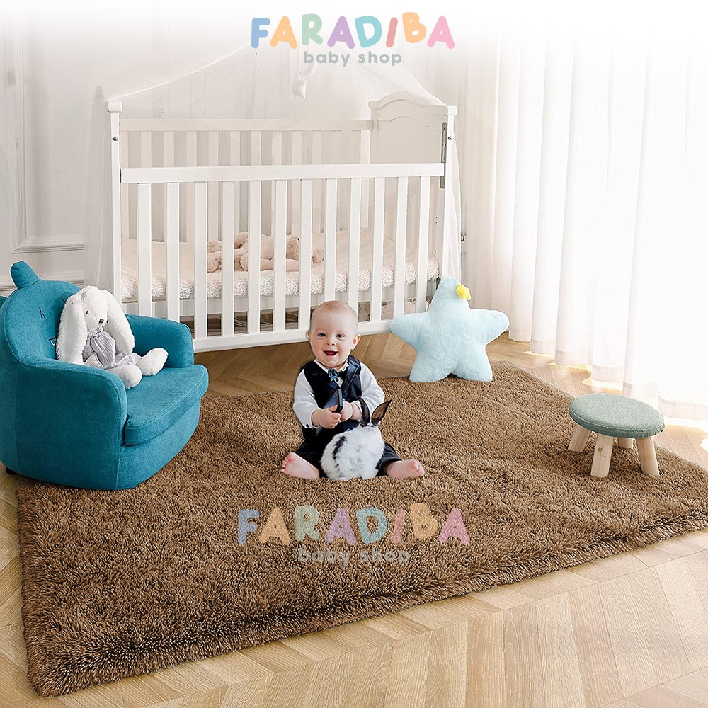 Jual Karpet Bulu Rasfur 35 x 75 cm Alas Duduk Keset Ambal Ruangan Anak ...