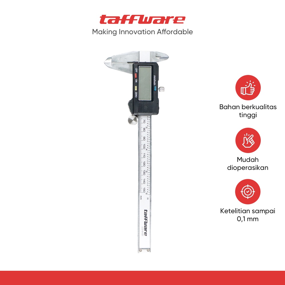 Jual Taffware Kaliper Sigmat Digital Layar LCD - YX | Shopee Indonesia
