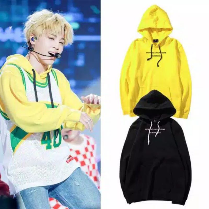 Jimin yellow outlet hoodie