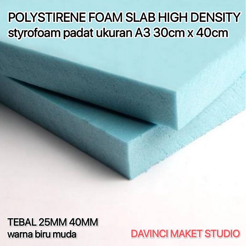 Jual Polystirene Foam Slab High Density Styrofoam Sterofoam Padat