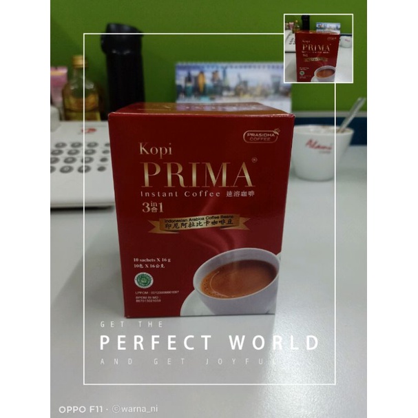 Jual Kopi Prima 3in 1 Merah Original | Shopee Indonesia