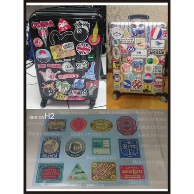 Jual Sticker Rimowa Design 40/ Stiker untuk koper / Stiker Anti Air ...