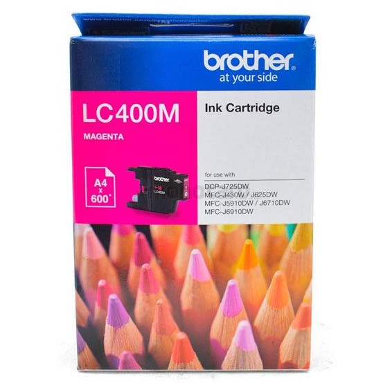 Tinta Brother LC-400 Ink Tinta Original Brother (Magenta) (4)